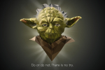 Portret Yoda u low p