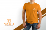 Logo - Predlog 1 - Popović Dizajn & Manufaktura - Majica 