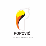 Logo za firmu Popović Dizajn & Manufaktura